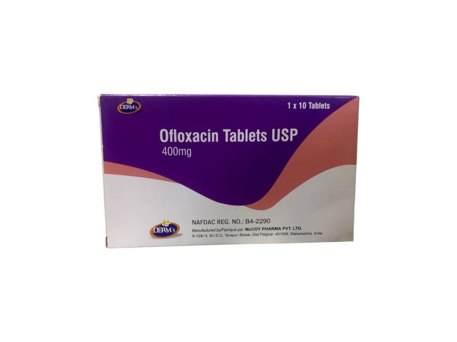 DERM'S OFLOXACIN TABLETS 400MG