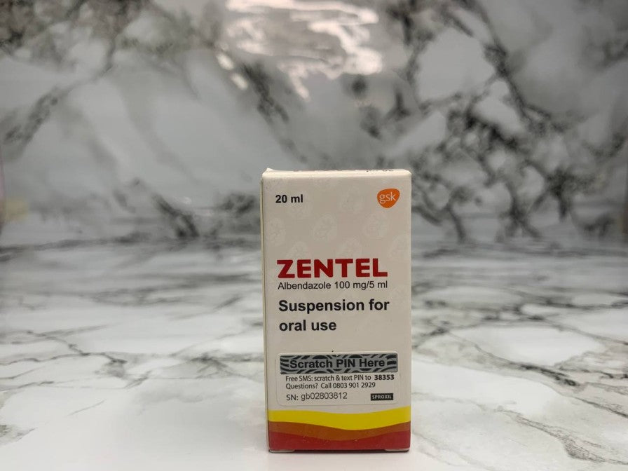 ZENTEL SUSPENSION 20ML