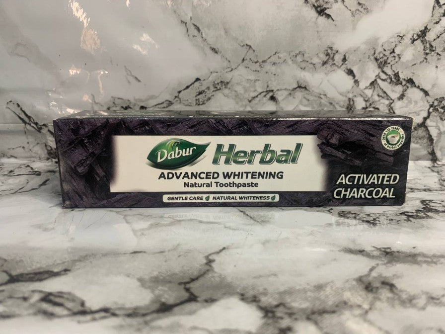 Dabur herbal activated charcoal toothpaste 120g