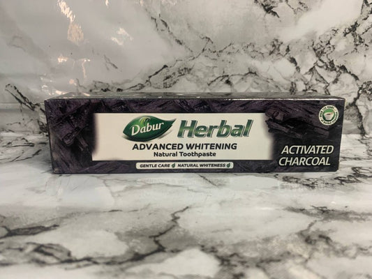 Dabur herbal activated charcoal toothpaste 120g