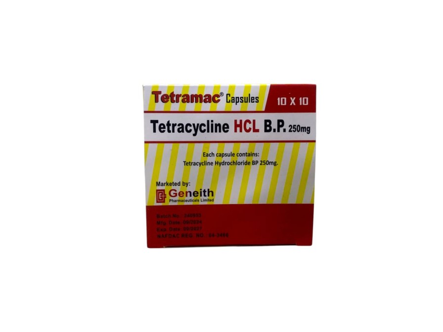TETRACYCLINE CAPSULE 250MG