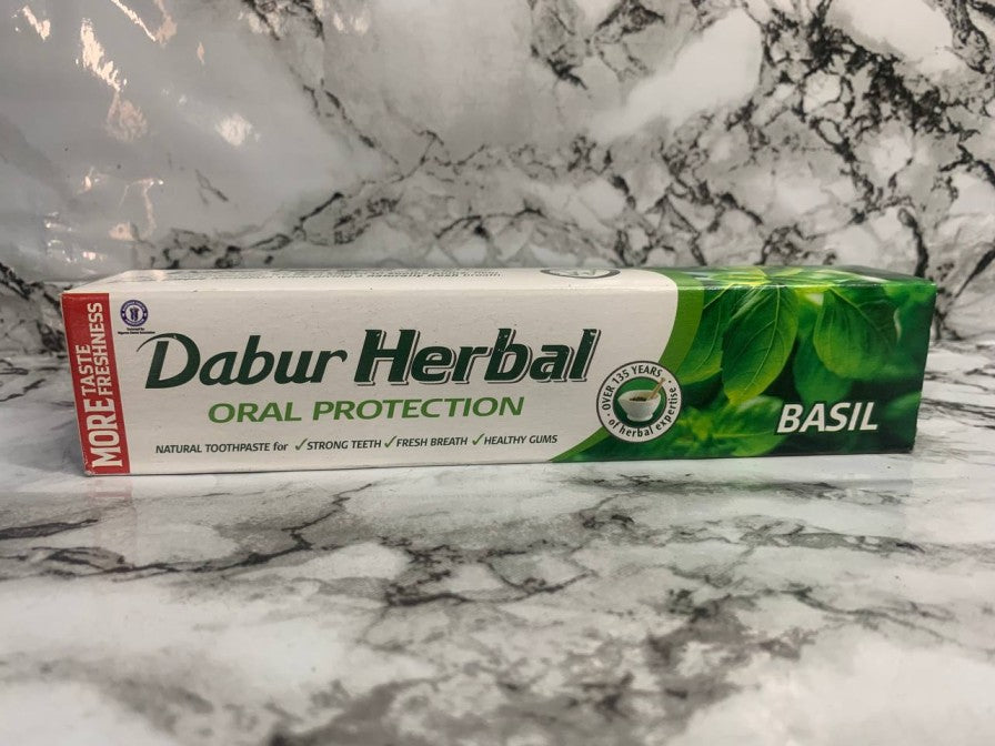 Dabur toothpaste herbal basil 130g