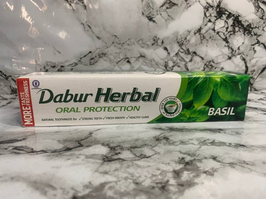 Dabur toothpaste herbal basil 130g