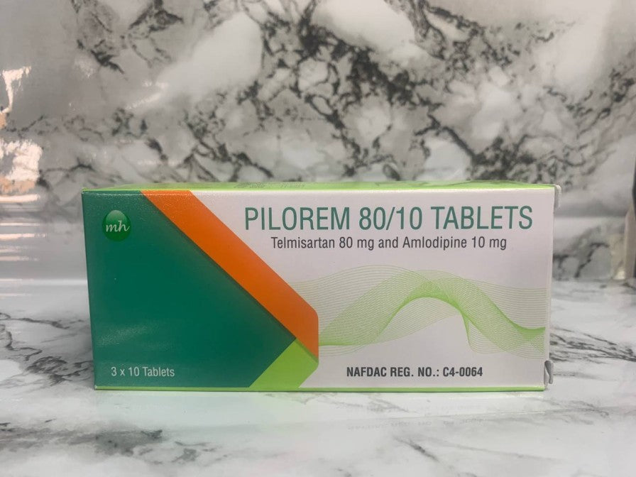 PILOREM TAB 80/10MG