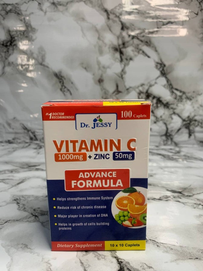 DR JESSY VITAMIN C 1000MG+VINC {10 CAPLETS}