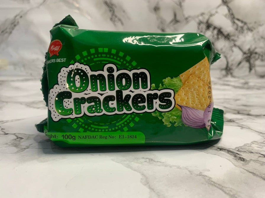 BAKERS BEST ONION CRACKERS 100G