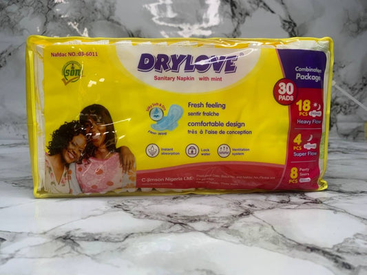 Drylove pads by 30 (zip)