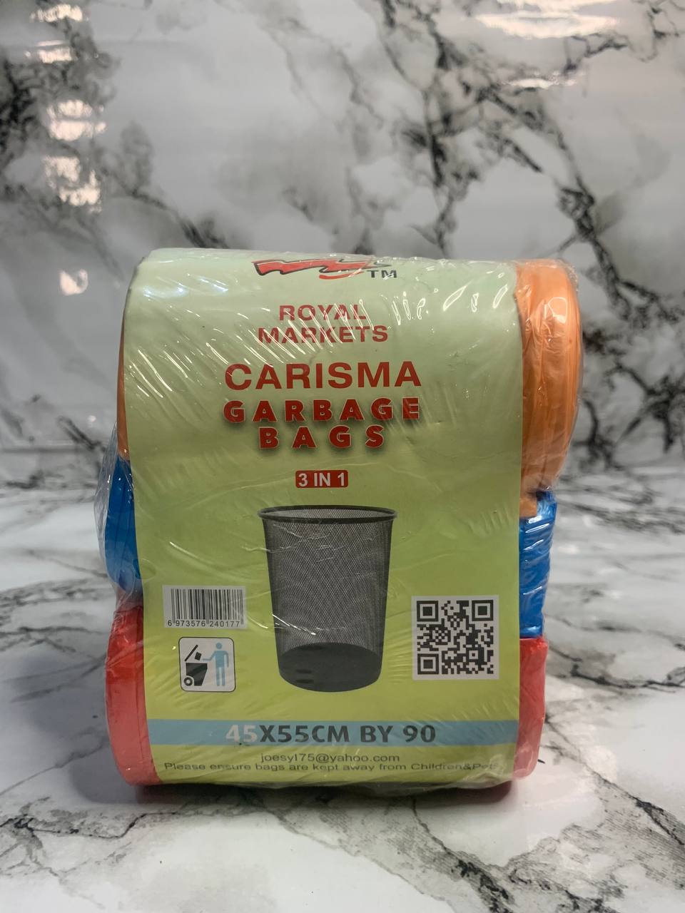 Royal blossom garbage bag (3 in 1)