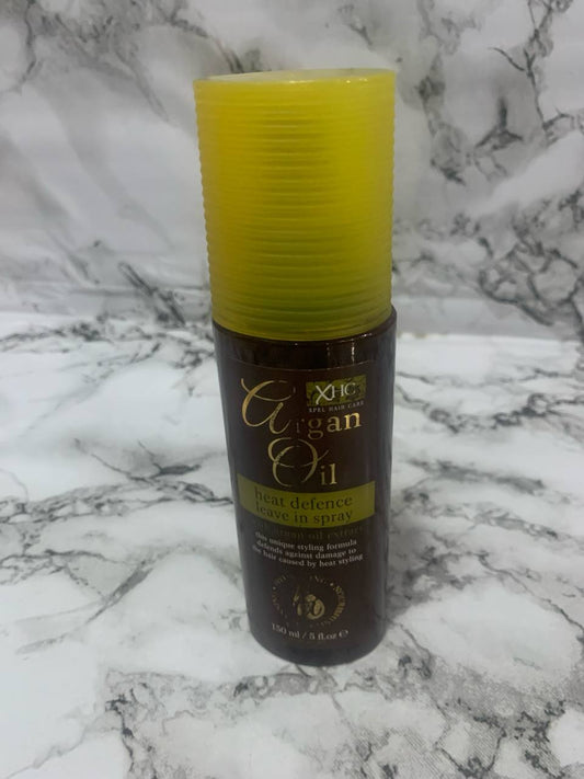 Xhc argan oil heat defence leave in spray 150ml