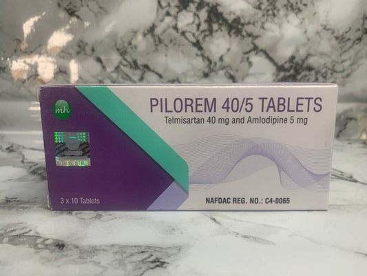 PILOREM TAB 40/5MG SAC