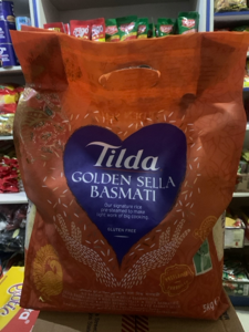 TILDA GOLDEN SELLA BASMATI RICE 5KG