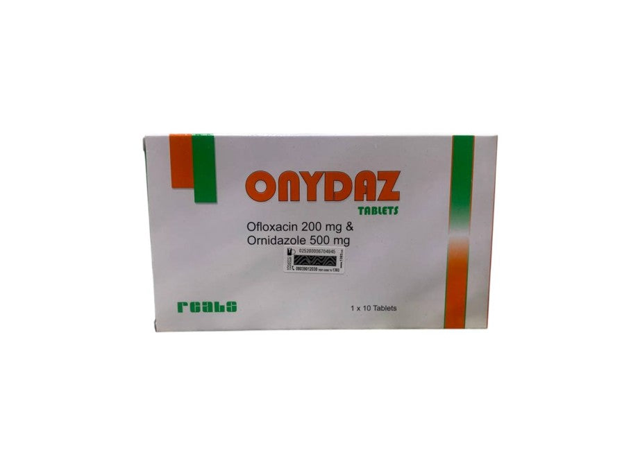 ONYDAZ TAB 200MG/500MG