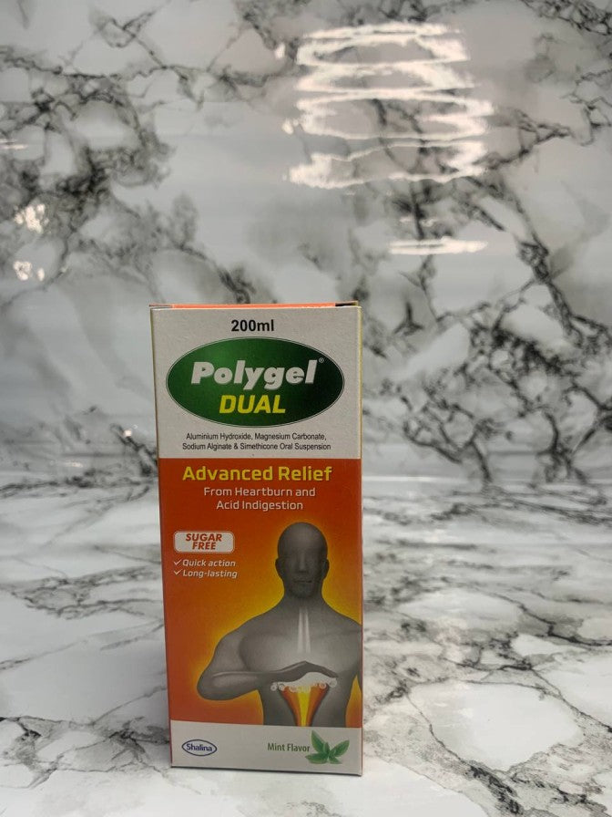 POLYGEL DUAL ADVANCE RELIEF SUSPENSION 200ML