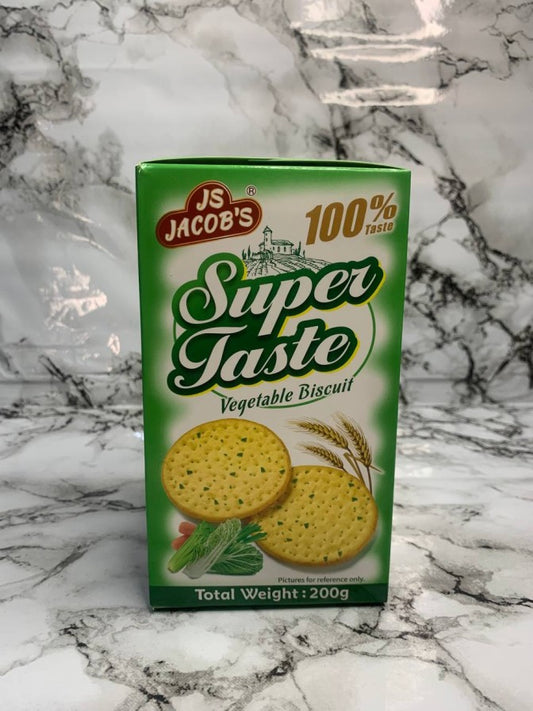JS JACOB'S SUPER TASTE VEGETABLE BISCUIT 200G