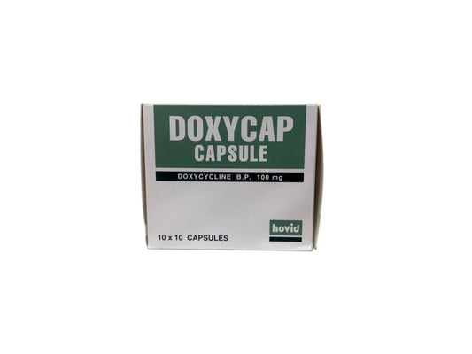 DOXYCYCLINE CAPS 100MG (STRIDOX, NAZA)