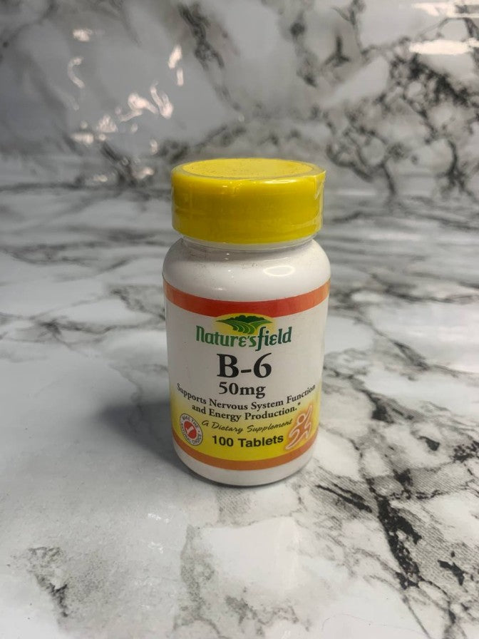 Nature's field B-6  50MG BY 100 TABLETS