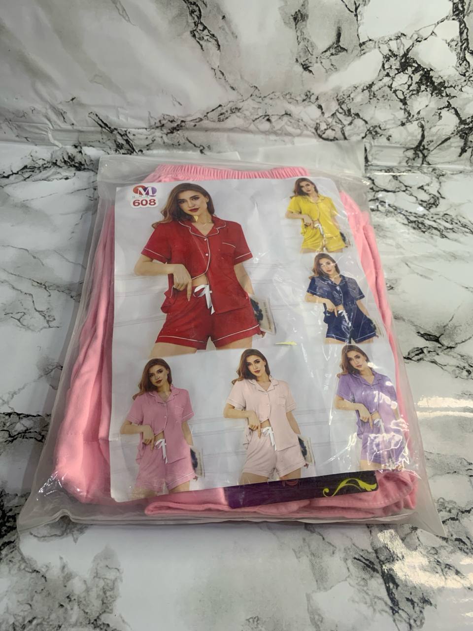 Night wear (qmq sexy top & short) 608/609 (xxl)