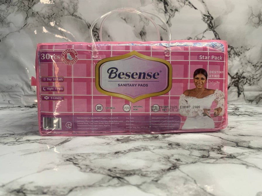 Besense sanitary pad (zip)