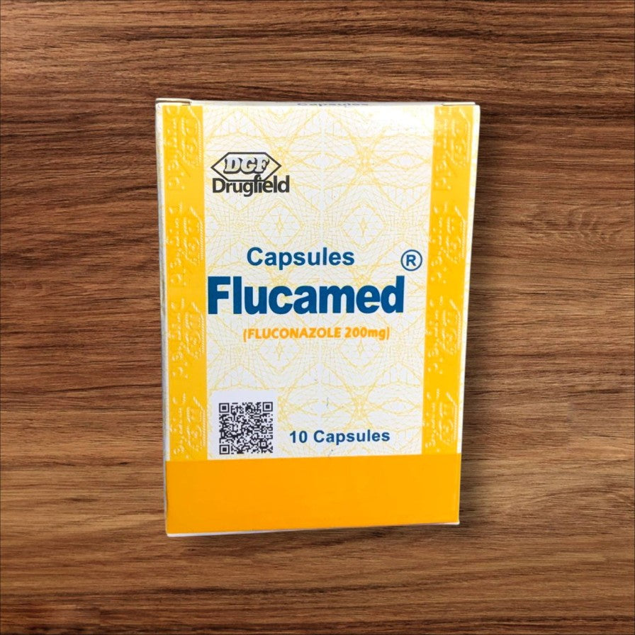 FLUCAMED CAPS 200MG BY 10CAPS (YELLOW PACK)