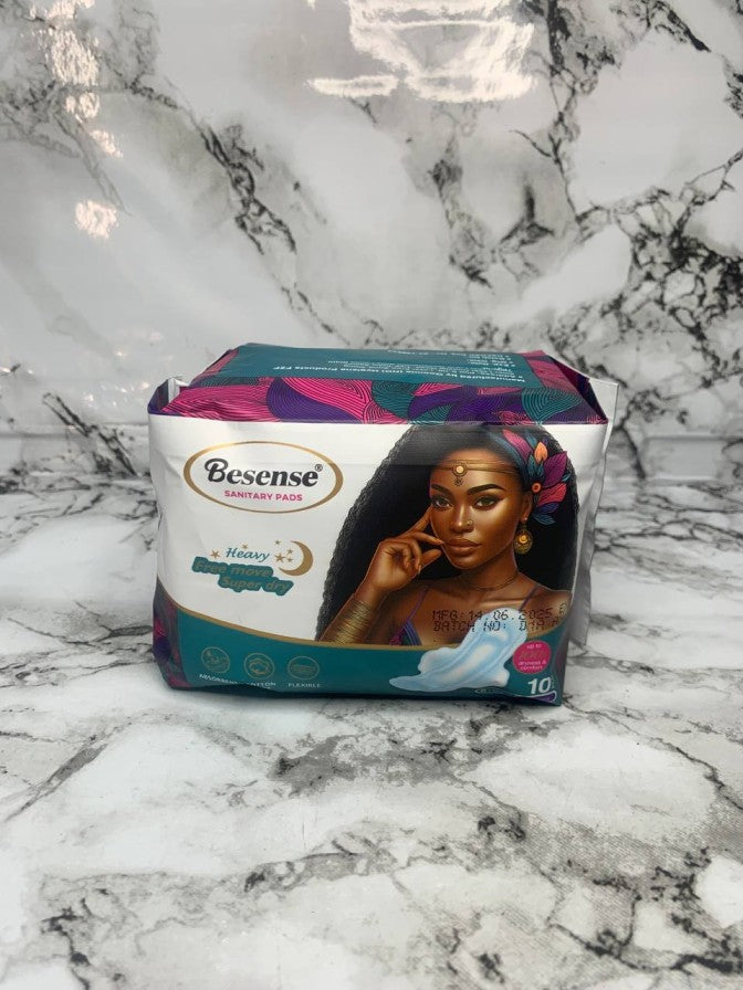 Besense sanitary pad by 10 (heavy flow)