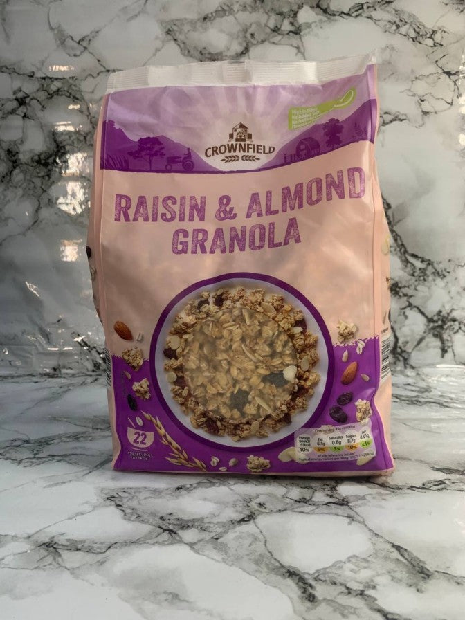 Raisin & almond granola 1kg