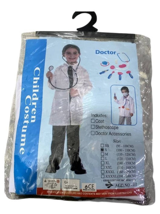 Doctor suit for kids (s,m,l,xl)