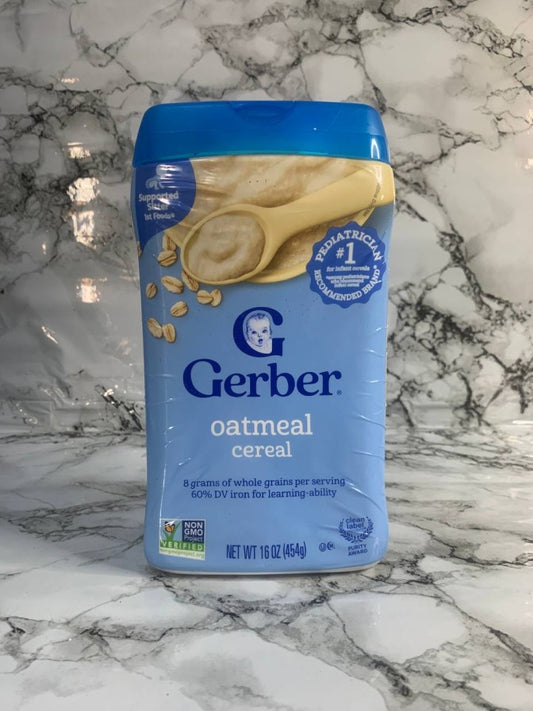 GERBER OATMEAL CEREAL 454G
